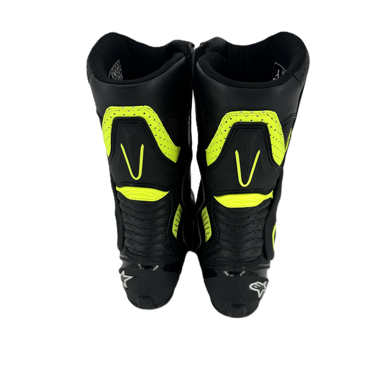 【美品】Alpinestars SMX-6 V2 BLACK/yellow Alpinestars SMX-6 v2 Vented Boots - Black/Flo Yellow - EU 40